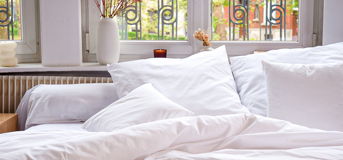 Taies d'oreiller en Percale de Coton