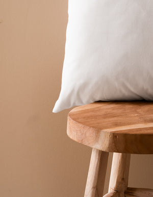 Housse de coussin Jamagne en Coton - Blanc