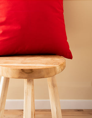 Housse de coussin Jamagne en Coton - Terre rouge