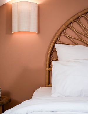 Drap plat Vologne en Percale de coton française - Blanc
