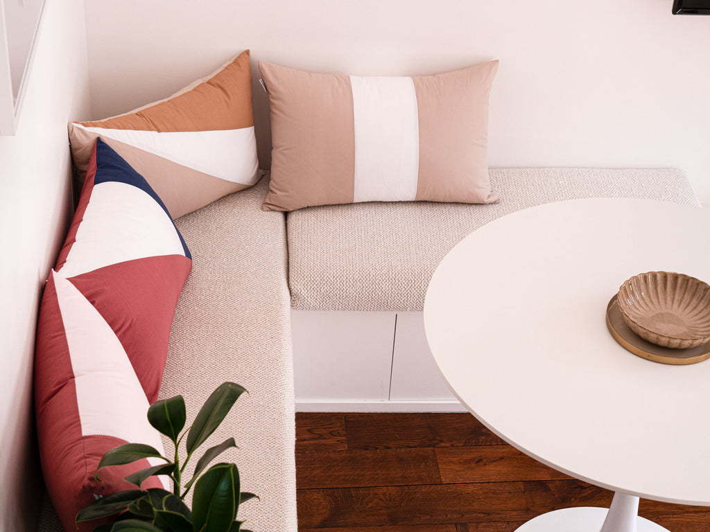 Housse de coussin Clava Perle des sables
