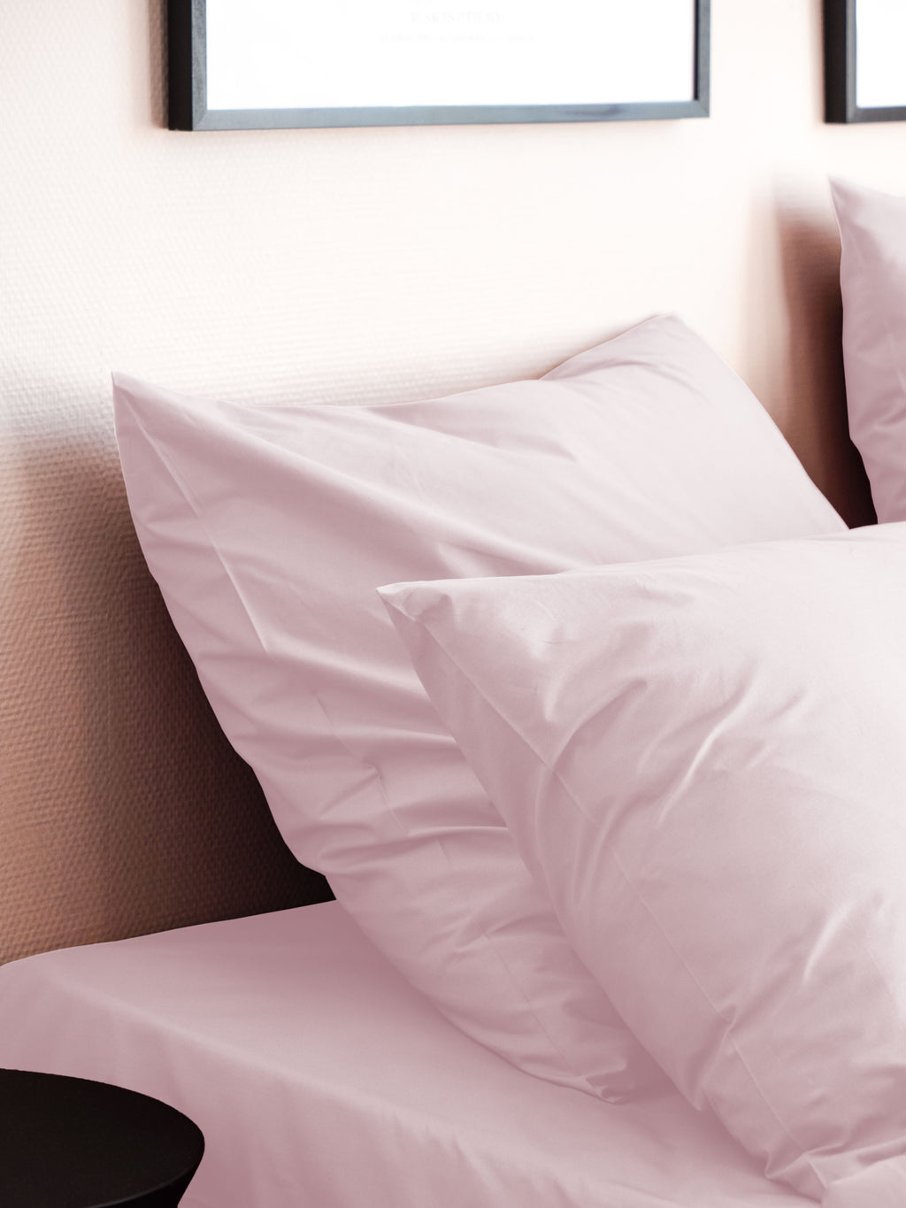 Taie d'oreiller en Percale de coton - Rose poudré