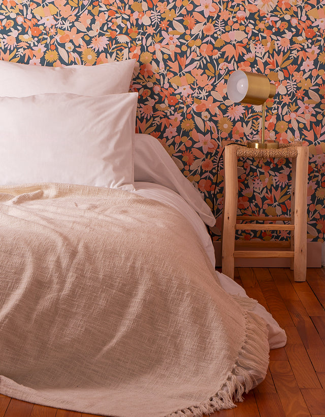 Parure de lit en Percale de coton Vologne - Blanc