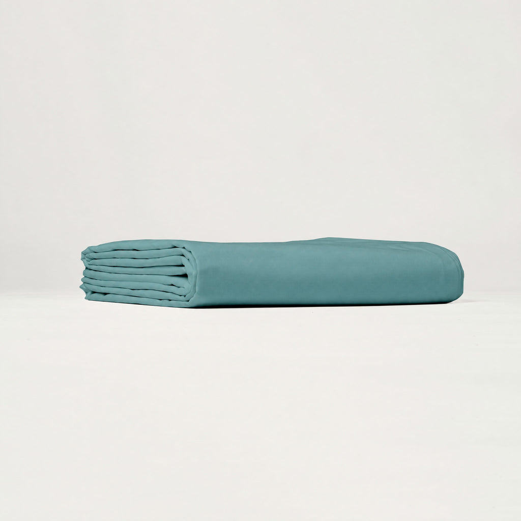Drap housse en Percale de coton - Emeraude