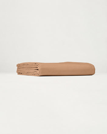 Drap housse en Percale de coton - Marron