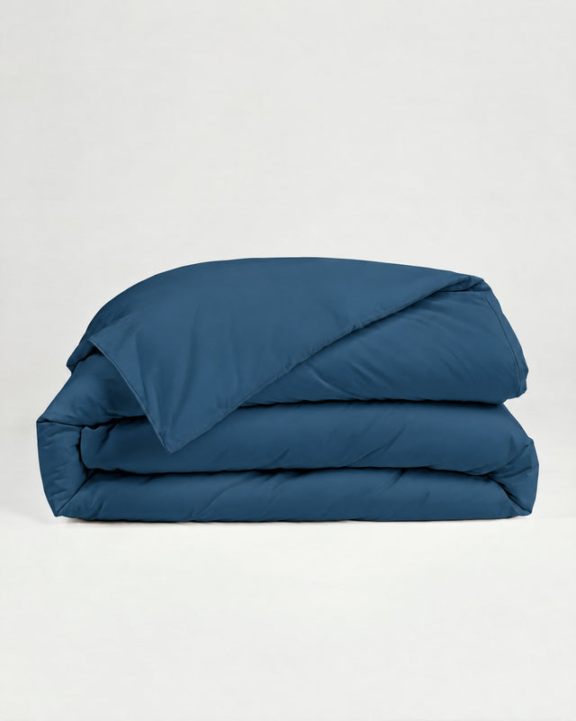 Housse de couette en Percale de coton - Bleu marine