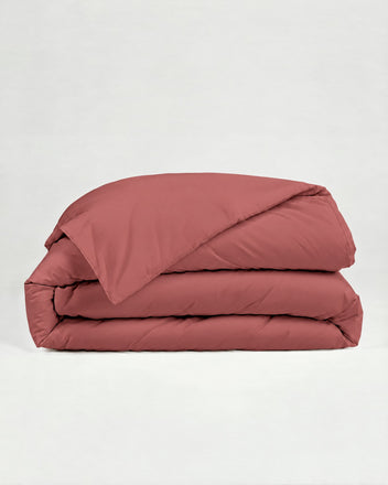 Housse de couette en Percale de coton - Vieux rose