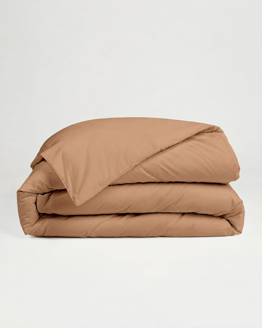 Housse de couette en Percale de coton - Marron