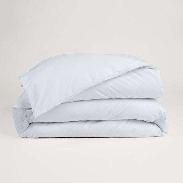 Housse de couette en Percale de coton Vologne - Blanc