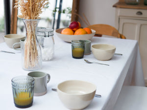 Dejorine - Nappe  en Coton - Teinte Blanc