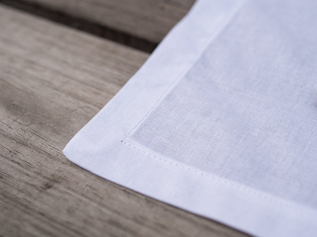 Dejorine - Set de table en Coton - Teinte Blanc