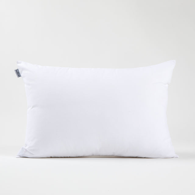 Taie d'oreiller rectangulaire en coton 57 fils/cm² blanc tissée en France - Made in France - Dejorine