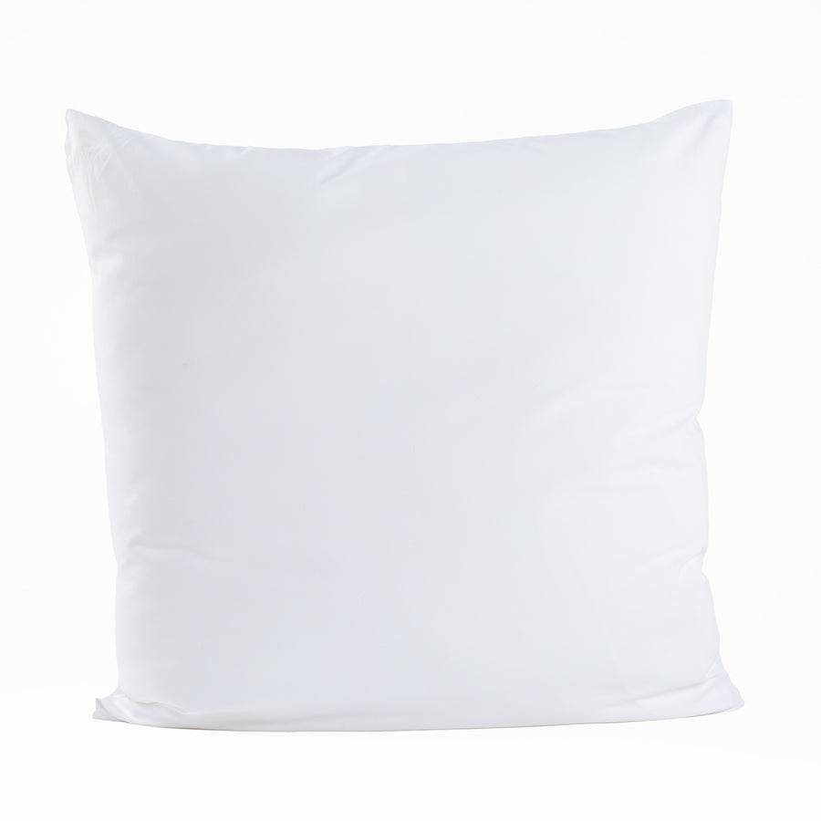 Taie d'oreiller carrée en Percale de coton blanc - Made in France - Dejorine