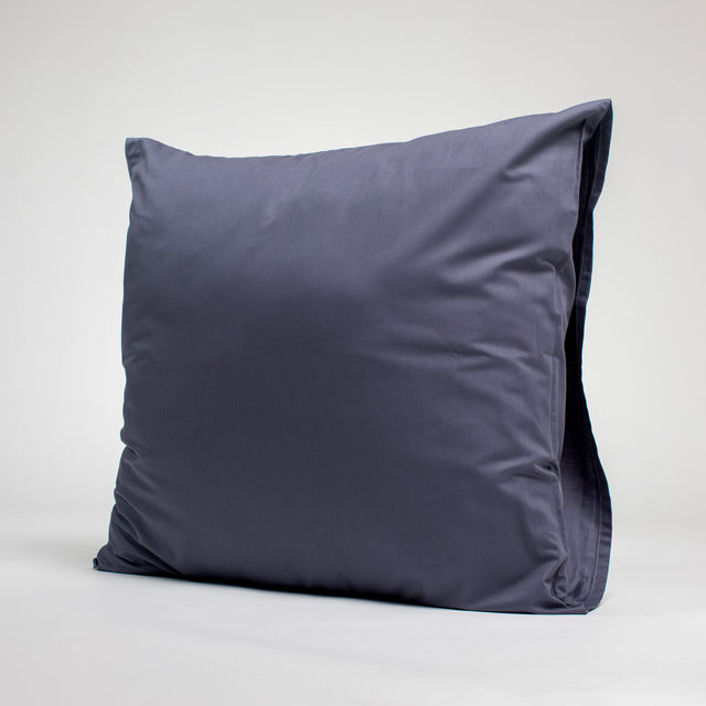 Taie d'oreiller en Satin de coton - Bleu nuit