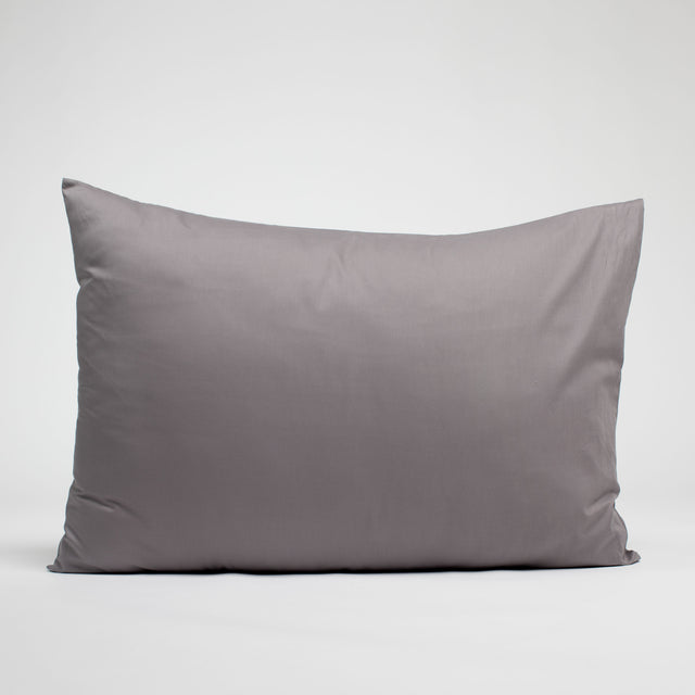 Taie d'oreiller en Satin de coton - Cendre