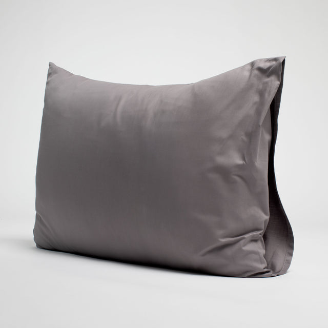 Taie d'oreiller en Satin de coton - Cendre