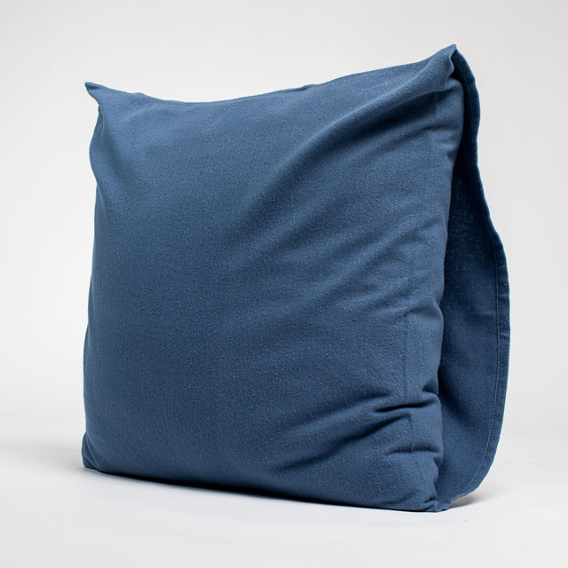 Taie d'oreiller en Flanelle de coton - Bleu nuit
